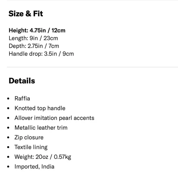 Poolside The Josie  Knotted Top Handle Pearl Bag - Picture 15 of 16